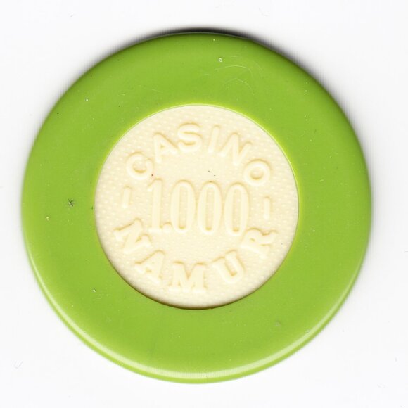 Casino Namur Belgium 1000 Franc Gaming Chip (b72) - Picture 1 of 1
